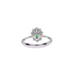 Anello kate  smeraldo colombiano e diamanti - immagine 3
