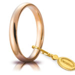Unoaerre 3mm comoda oro rosa