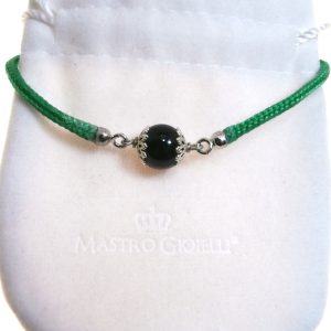 Sa Sabegia – bracciale verde portafortuna passante