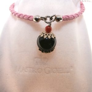 Sa Sabegia – bracciale rosa pendente