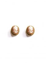 Orecchini cameo farfallina OX1001
