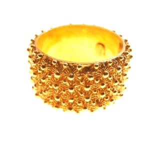Anello Nuorese a 4 file dorato