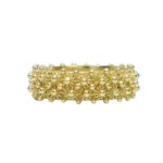 Anello Nuorese a 2 file dorato