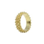 Anello Nuorese a 2 file dorato - immagine 2