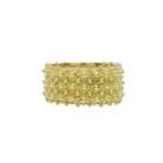 Anello Nuorese a 3 file dorato