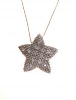 Girocollo stella con diamanti