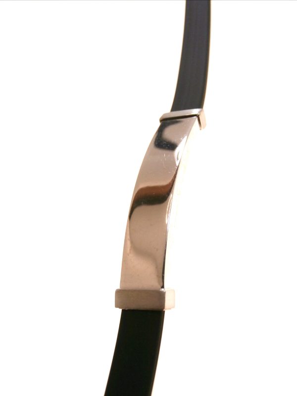 Uomo Bracciale liscio caucciu