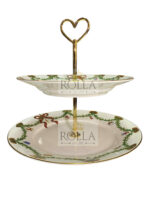 Alzata 2 piani Star Fluted Christmas