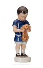 Ole bimbo con cagnolino