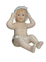 Figurine - Neonata con cuffietta