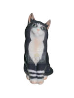 Figurine - Gatto grigio seduto