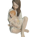 Figurine - Mamma con bimbo che dorme