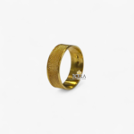 Anello fede sarda con filo ritorto larga