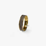 Anello fede sarda con filo ritorto larga