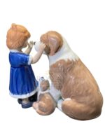 Figurine - Bimba con San Bernardo - immagine 3