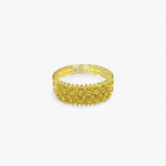 Anello fede sarda nuorese a 2 file pallini - immagine 2