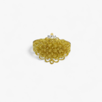 Anello fede sarda nuorese a 3 file con foglie - immagine 2