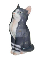 Figurine - Gatto grigio seduto - immagine 2