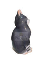 Figurine - Gatto grigio seduto - immagine 3