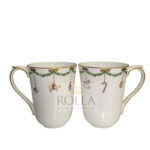 Tazze di Natale Star fluted (la coppia)