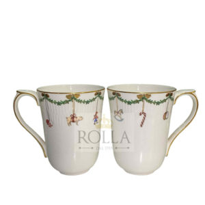 Tazze di Natale Star fluted (la coppia)