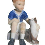 Figurine - Jens con gatto mini