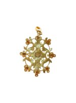 Ciondolo imperlato con corallo - immagine 2