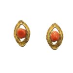 Orecchini corallo