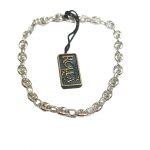 Bracciale argento maglia marinara