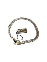 Bracciale argento maglia e catena - immagine 2