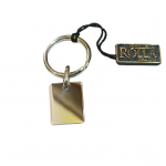 Portachiavi argento Placca rettangolare small