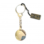 Portachiavi argento Placca tonda
