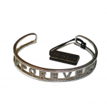 Bracciale argento rigido forever