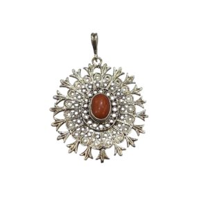 Ciondolo filigrana con corallo