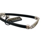 Bracciale argento caucciu’ placca - immagine 2