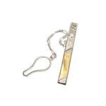 Ferma cravatta 'Argento e ORO'