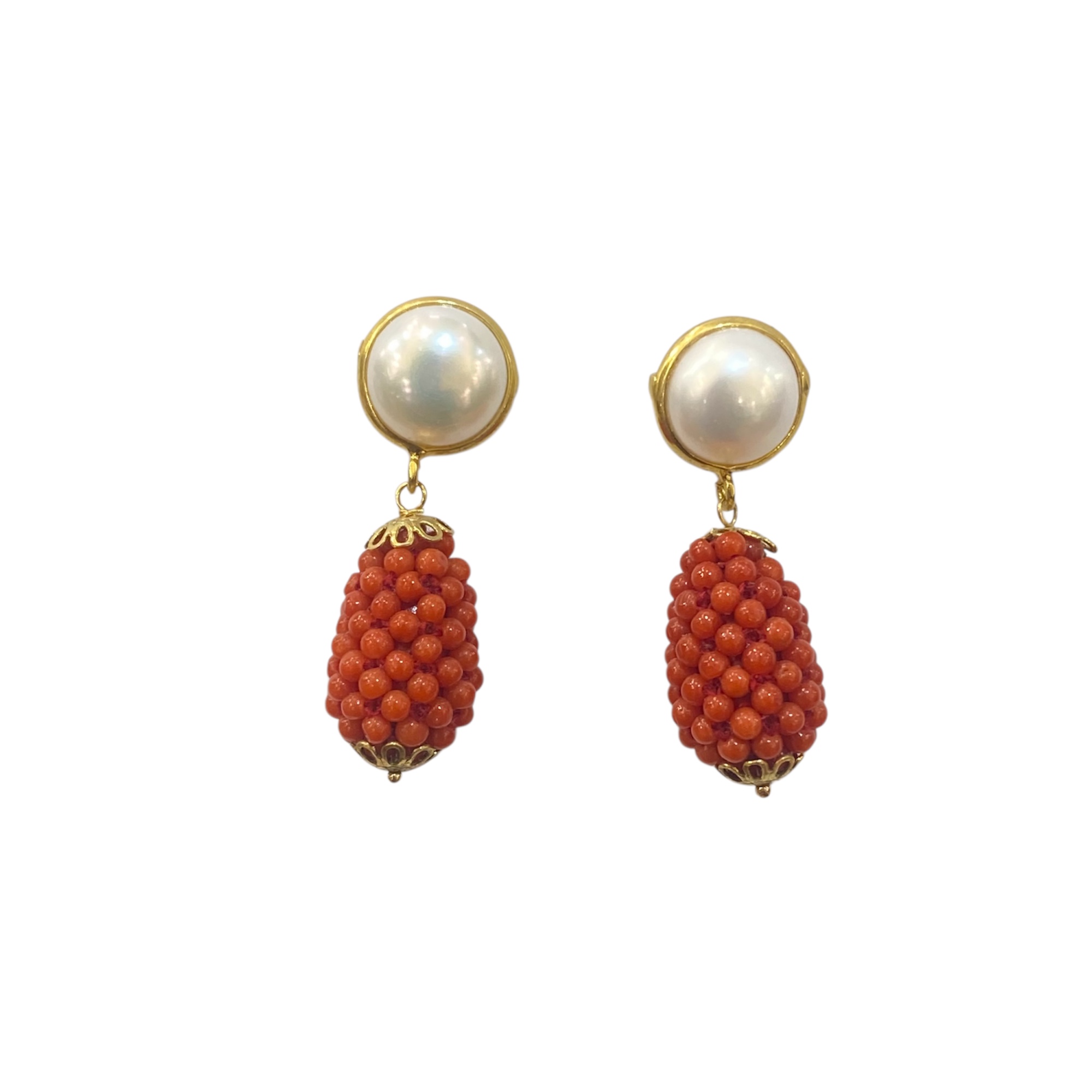 Photoroom_20260421_170139 Orecchini corallo con perle - immagine 1