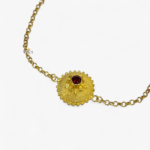 Bracciale con bottone sardo