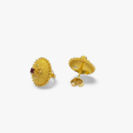 Orecchini bottone sardo farfallina OB1001 - immagine 2