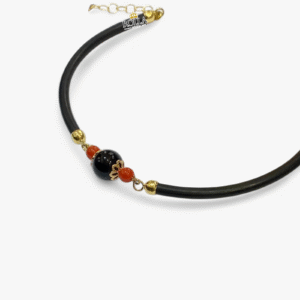 Bracciale caucciu' su coccu