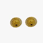 Orecchini bottone sardo farfallina OB1003