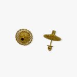 Orecchini bottone sardo farfallina OB1003 - immagine 2