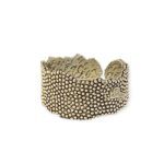 Anello fascia frastagliata larga