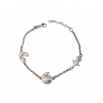 Bracciale argento elementi del mare