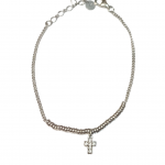 Bracciale argento con croce
