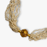 Collana filigrana con perle d'acqua dolce