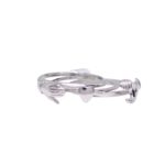 Anello Mani in fide argento rodiato - immagine 2