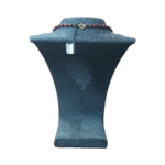 Collana lunga 1 filo agata e corallo mediterraneo con inserti  e chiusura in oro - immagine 2