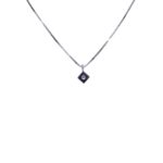 Girocollo diamante punto luce Ct 0.01 - immagine 2