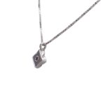 Girocollo diamante punto luce Ct 0.01 - immagine 3